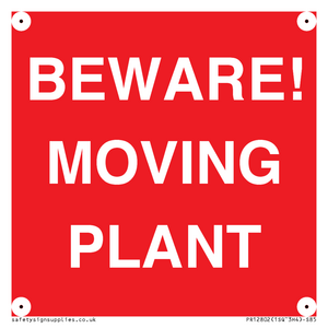 BEWARE! MOVING PLANT